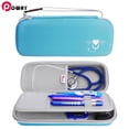 thumbnail image 1 of 【2025 NEW】Opoway Stethoscope Carrying Case, Stethoscope Travel Case for 3M Littmann Classic III, Cardiology IV Diagnostic, MDF Acoustica Stethoscopes - Extra Room for Nurse Accessories BlueCase Only, 1 of 7