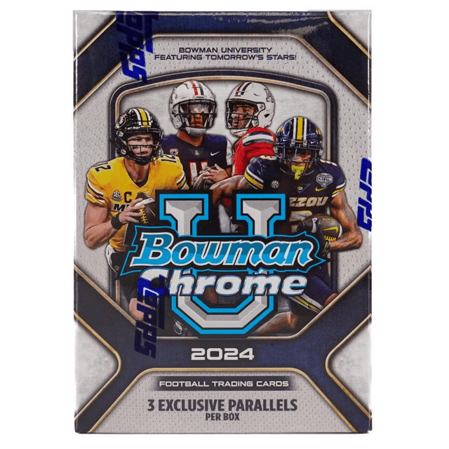 2024 NFL Bowman University Chrome Football Blaster Box!