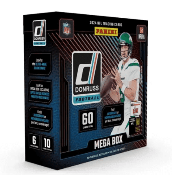 2024 NFL Panini Donruss Football Mega Box! | Optic Rated Rookies Preview Red Wave! | Find 1 Autograph or Memorabilia Card!