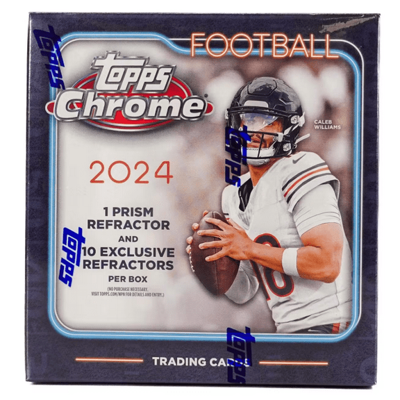 2024 NFL Topps Chrome Football Mega Box!