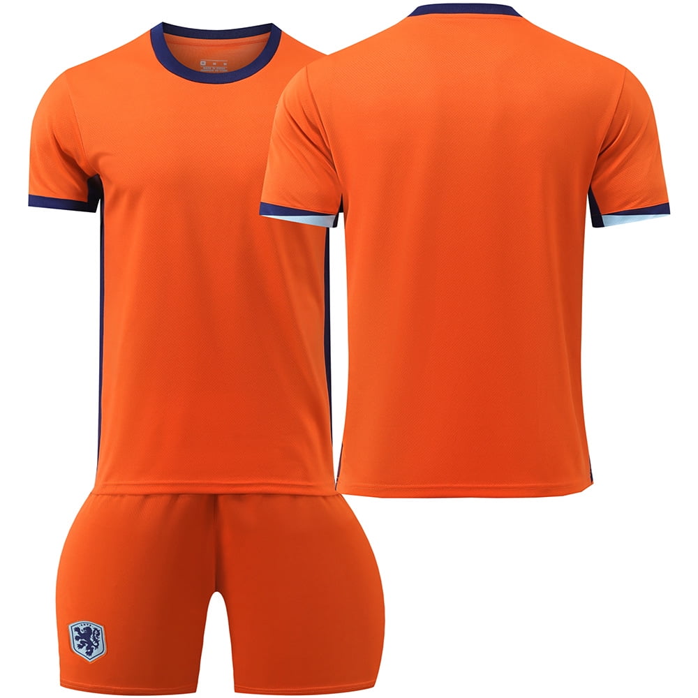 2024 Netherlands Home Football Shirt No. 4 Van Dijk 10 Depay 11 Robben 21  De Jong Set Jersey - Walmart.com