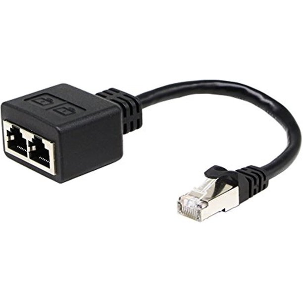 2024 Network Adapter Rj45 1 To 2, Rj45 A Male-female Dual Adapter (15cm ...
