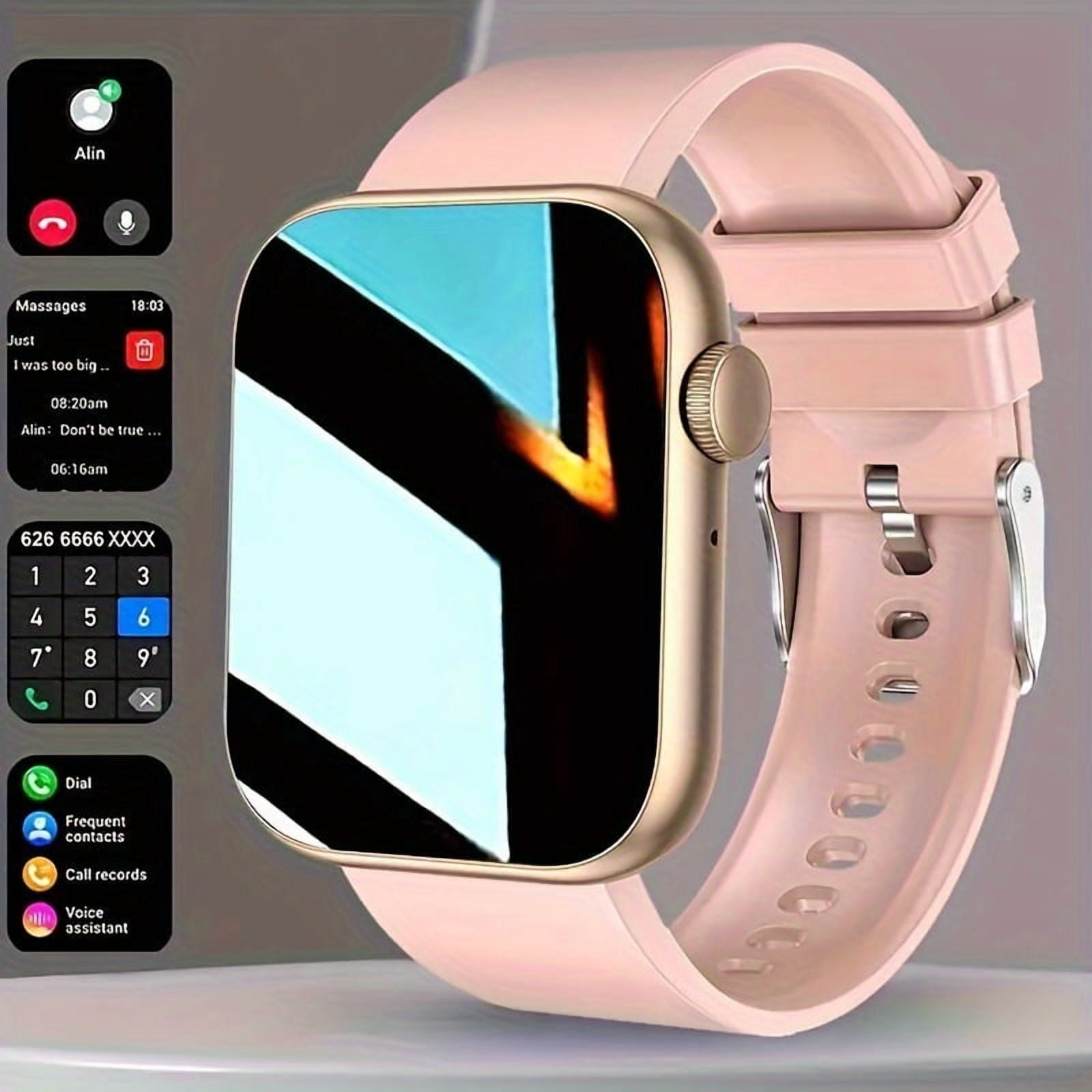 2024 New 2.01" Touch Screen Smartwatch with Talk Function, Dual Band GPS, Fitness Tracker for Men Women, iPhone Android Compatible