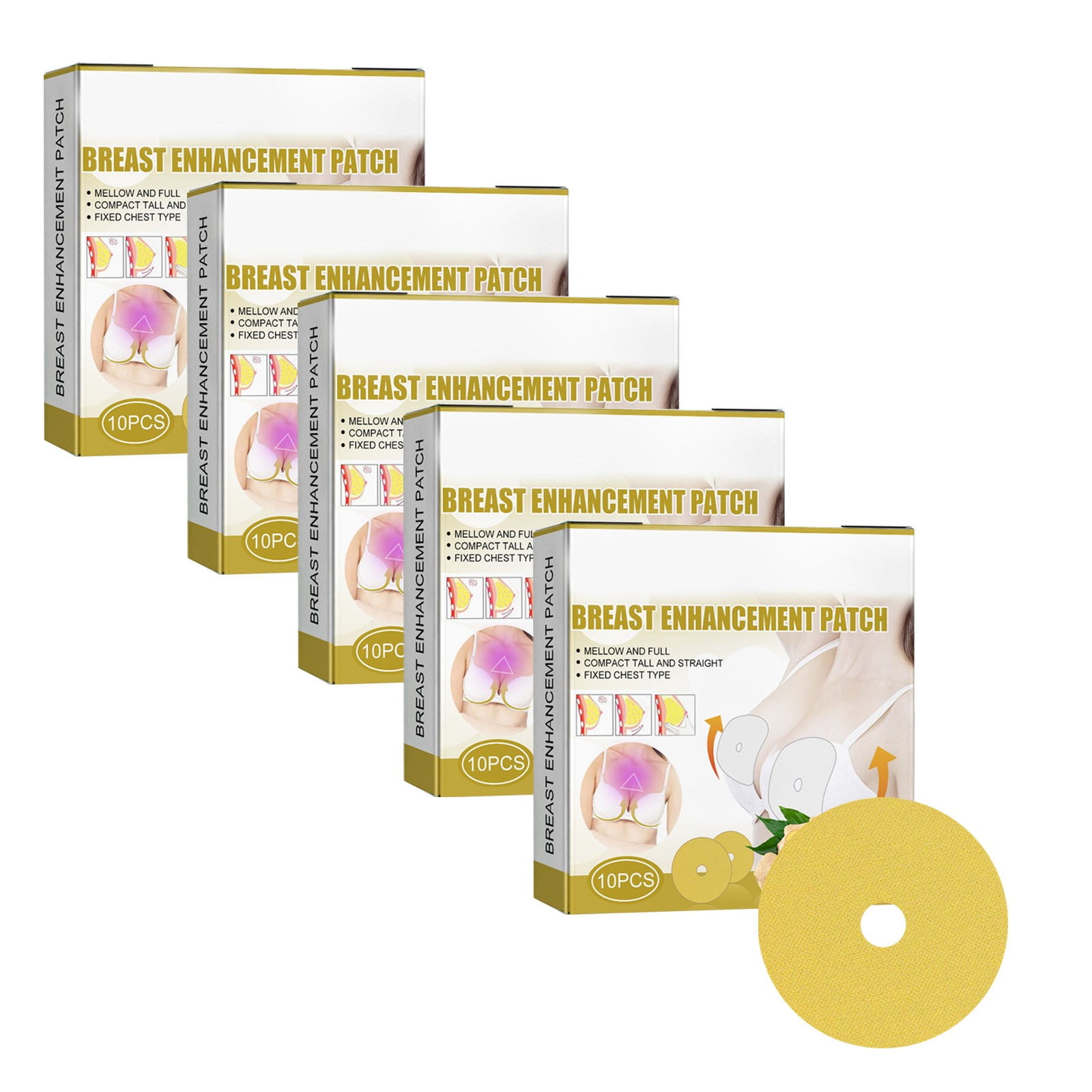 2024 New 5 Box/50pcs Breast Enhancement Patch Breast Enhancement Firming Patch NutroUp Bust