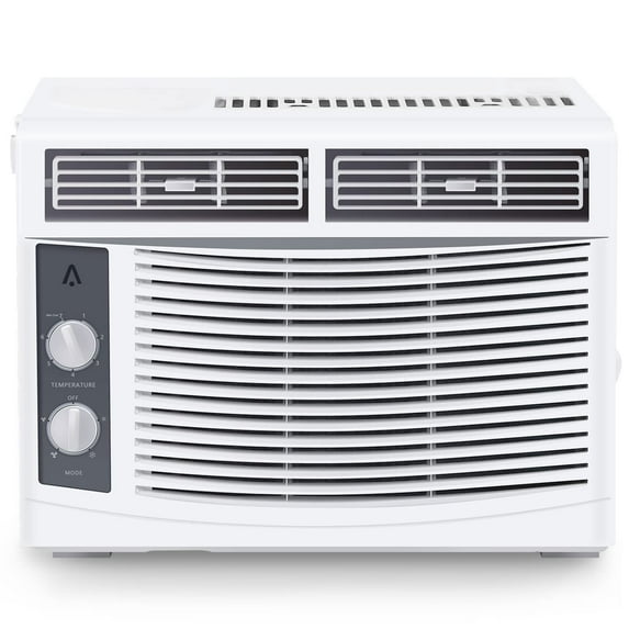 2025 New 5000 BTU Window Air Conditioner, Window AC Unit with Easy-to-Use Mechanical Controls and Reusable Filter, Efficient Cooling for Smaller Areas, Cools 150 Sq.ft, 110-115V