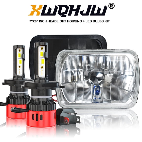 2024 New 70W 300% Bright H6054 5x7 7x6 Led Headlights Compatible with Chevy 82-93 S10 Blazer for GMC S15