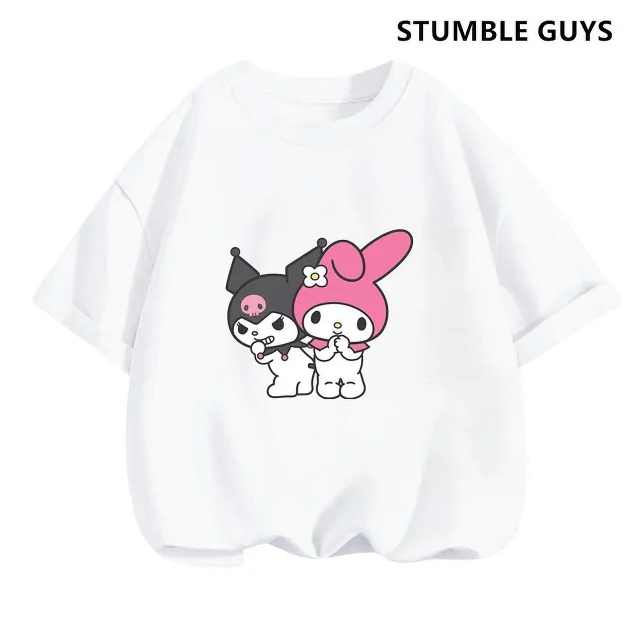 2024 New Anime Cartoon Summer Kuromi TShirt My Melody Hello Kitty 3D