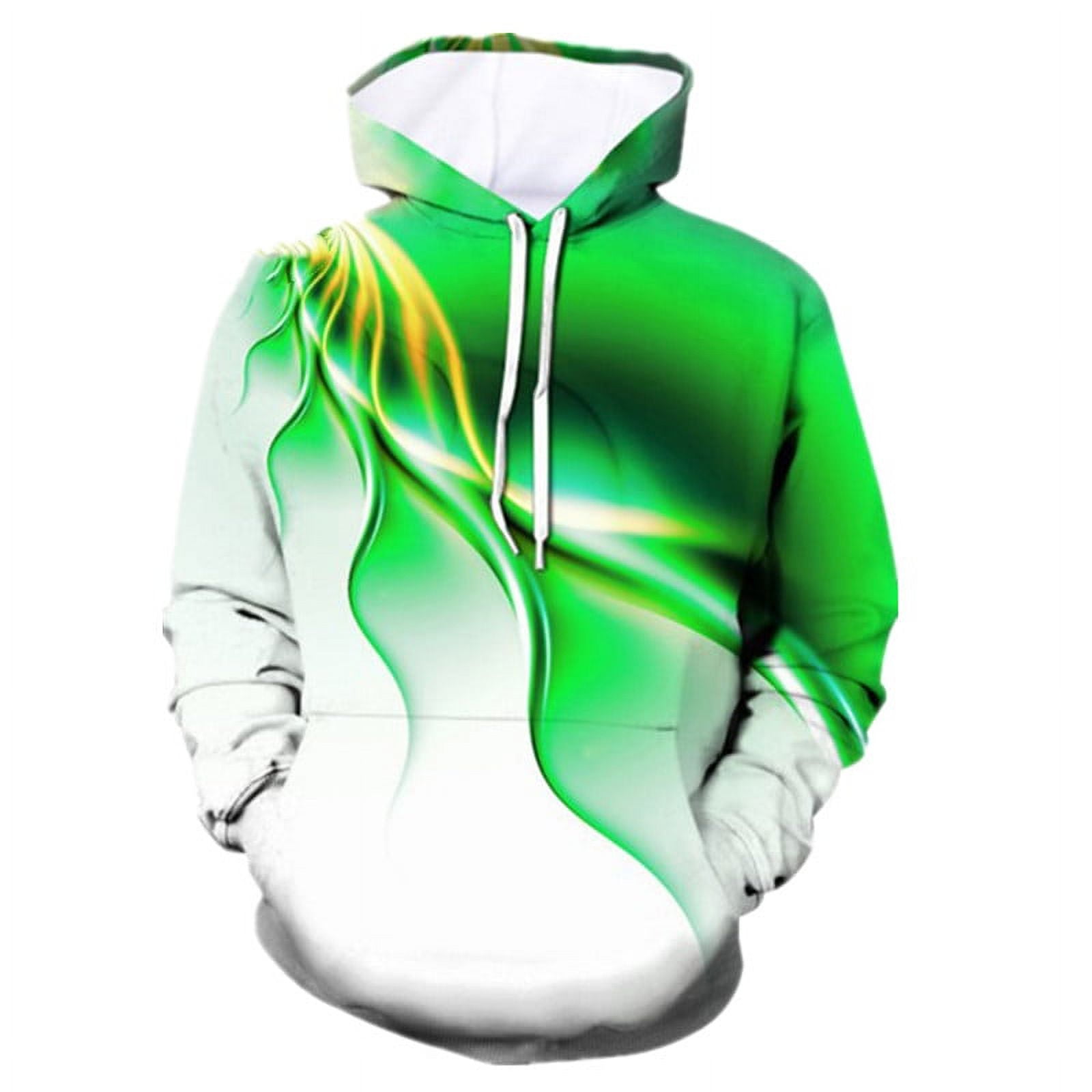 2024 New Autumn and Winter Lightning Pattern Men's 3D Print Hoodie