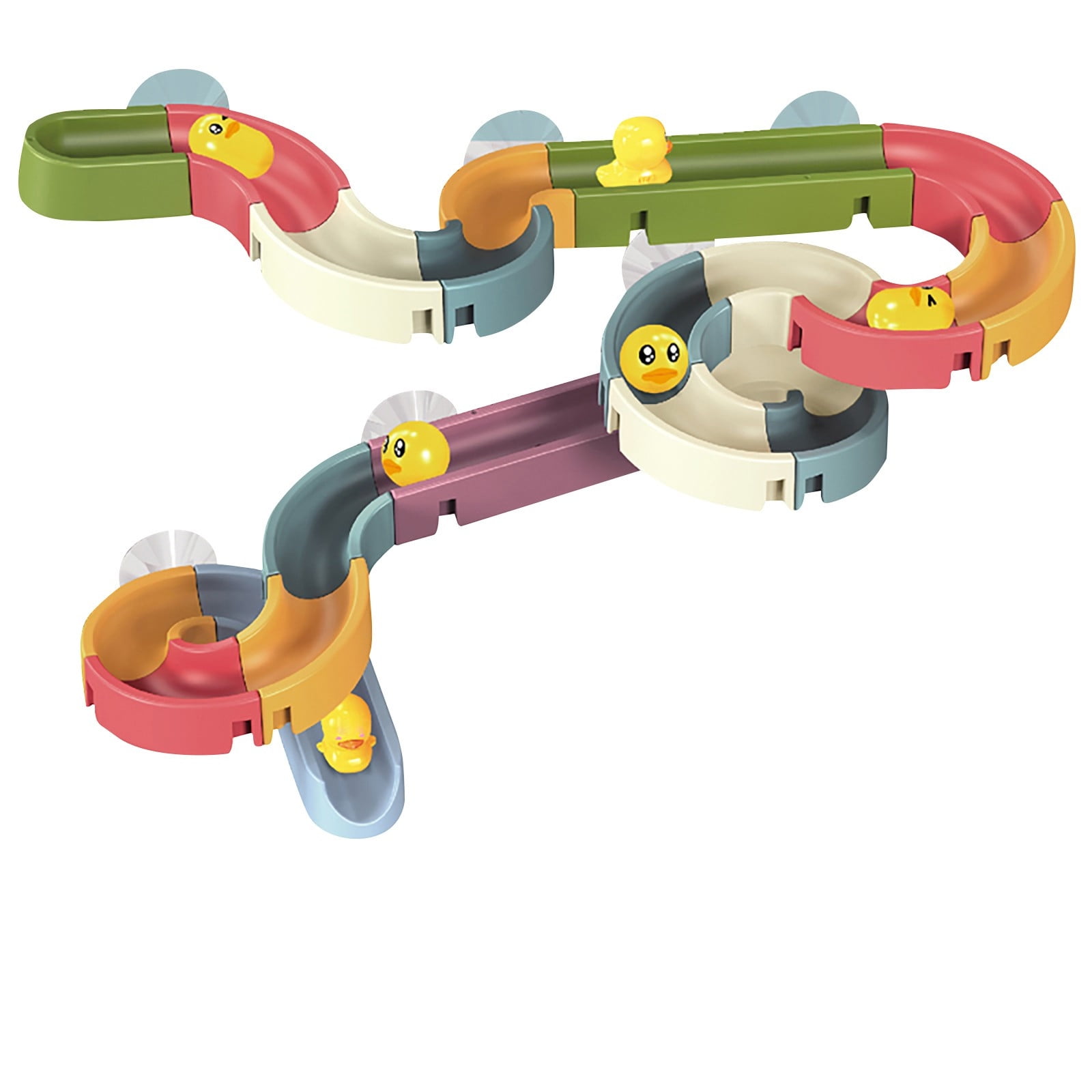 2024 New Bath Toys Water Ball Track for Kids for Wall Bathtub Toy Slide ...