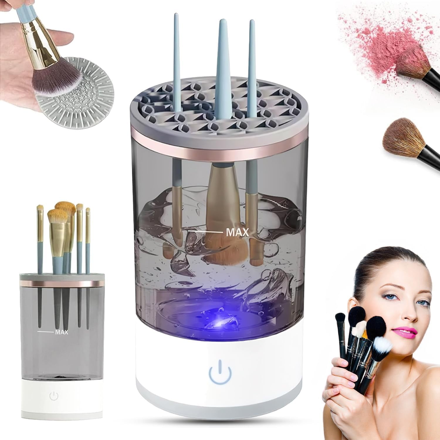 1pc Multifunctional Makeup Brush & Beauty Egg Cleaner Black Friday
