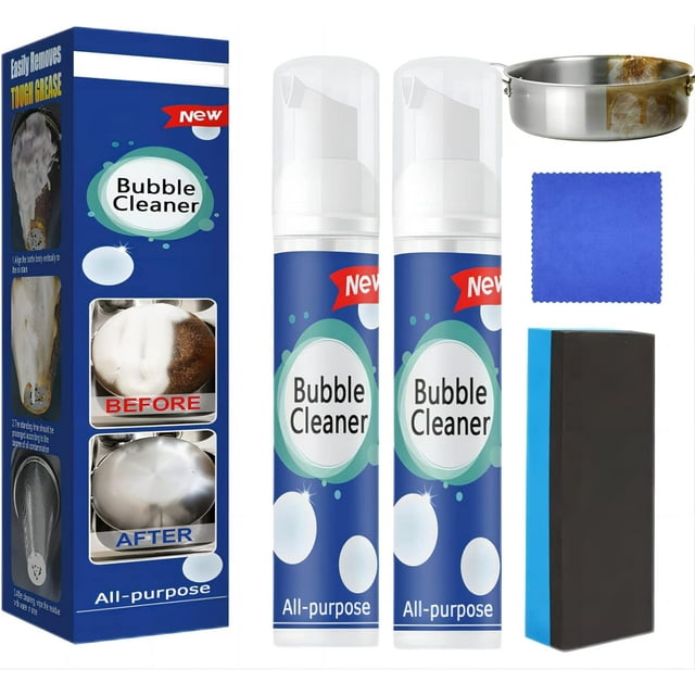 2024 New Bubble Multifunction Cleaner, Bubble Cleaner Foam Spray, All