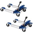 thumbnail image 1 of 2024 New Car Wheel Dolly Jack Set of 2, 1500LBS Capacity Wheel Dolly with Hydraulic Tire Jack & Aluminium Twin Rollers, Heavy Duty Rollers with Foot Pedal for Tire Auto Repair Moving, 1 of 5