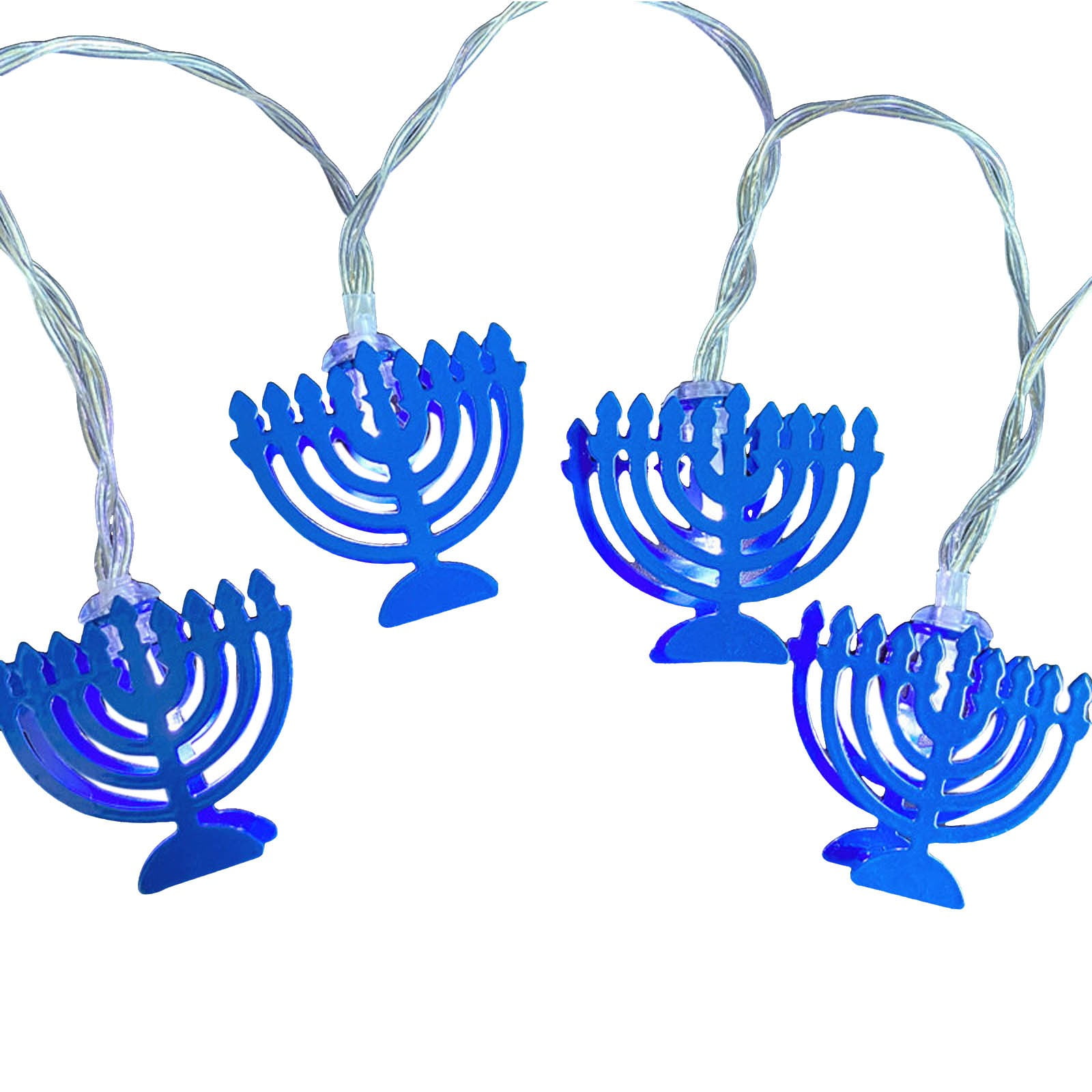 2024 New Chanukah Hanukkah String Party Light Candlestick Battery Operated For Home Lamp