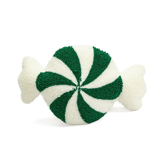 2024 New Christmas Candy Cane Pillow, Christmas Stripes Plush Pillow, Peppermint Throw Pillow Xmas Spiral Lollipop Pillow, Cute Christmas Decorations for Sofa Windowsills Sofa Bedroom
