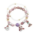 2024 New Christmas Gift Bell Snowman Costume Jewelry Necklaces for