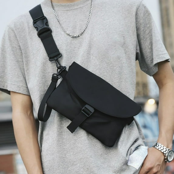 2024 New in Clearance Crossbody Pack Bag Sling Bag for Women & Men Crossbody Backpack with Headphone Hole Chest Bag Daypack Crossbody for Travel Sport Hiking