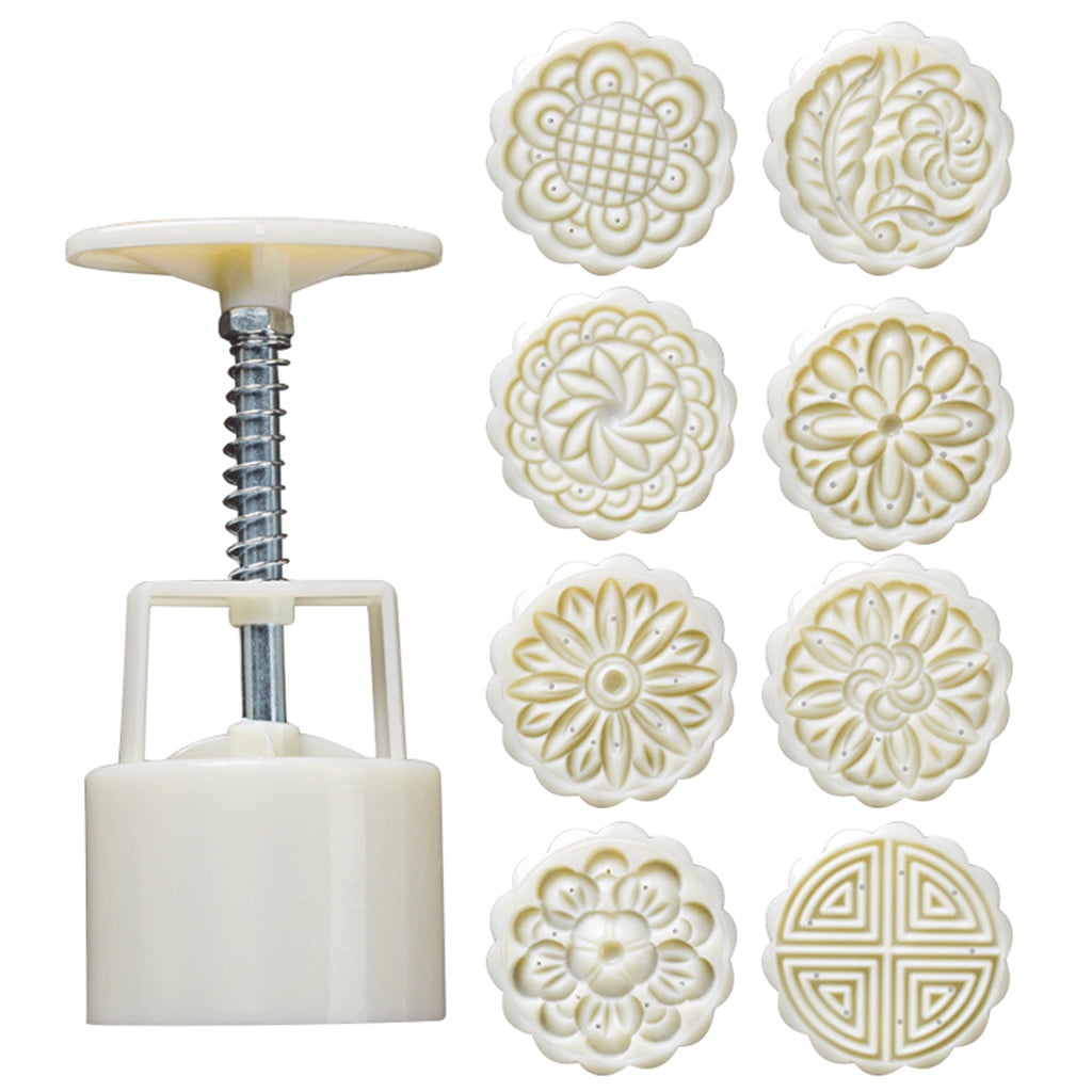 2024 New Clearance DIY Powerful Mooncake Molds Circle Flower Square