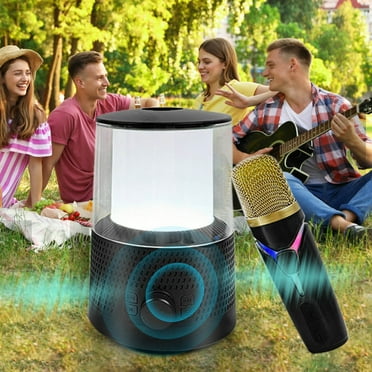2024 New in Clearance, Portable Bluetooth Speaker, Bluetooth Speaker Home Wireless Integrated Karaokes Sound System Subwoofer Outdoor Portable Bluetooth Sound System Camping Light