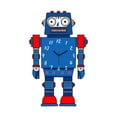 2024 New Clearance Robot Cartoon Wall Clock Mute Living Room Bedroom