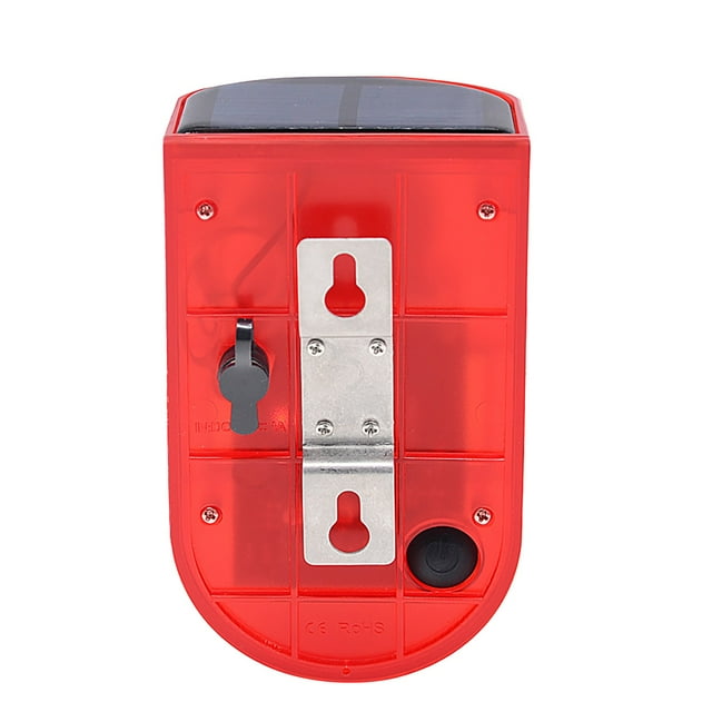 2024 New Clearance Solar Alarm Lamp, 110dB Sound & Light Alarm Strobe