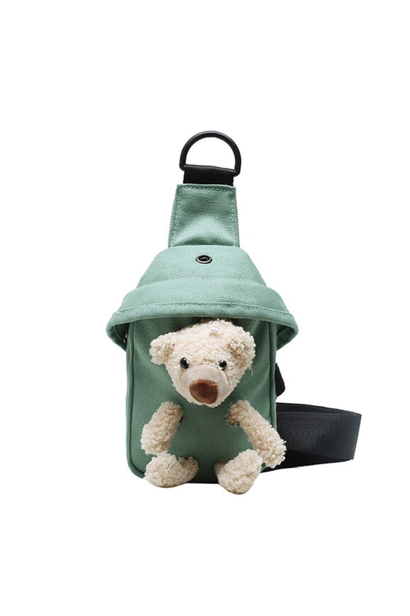 2024 New Clearance Sale Womens Bags Crossbody Cute Bear Bag Female Doll Chest Bag Messenger Waist bag