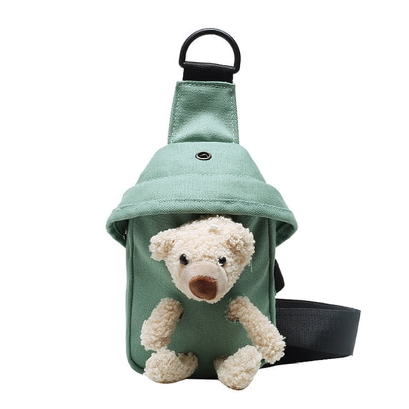 2024 New Clearance Sale Womens Bags Crossbody Cute Bear Bag Female Doll Chest Bag Messenger Waist bag