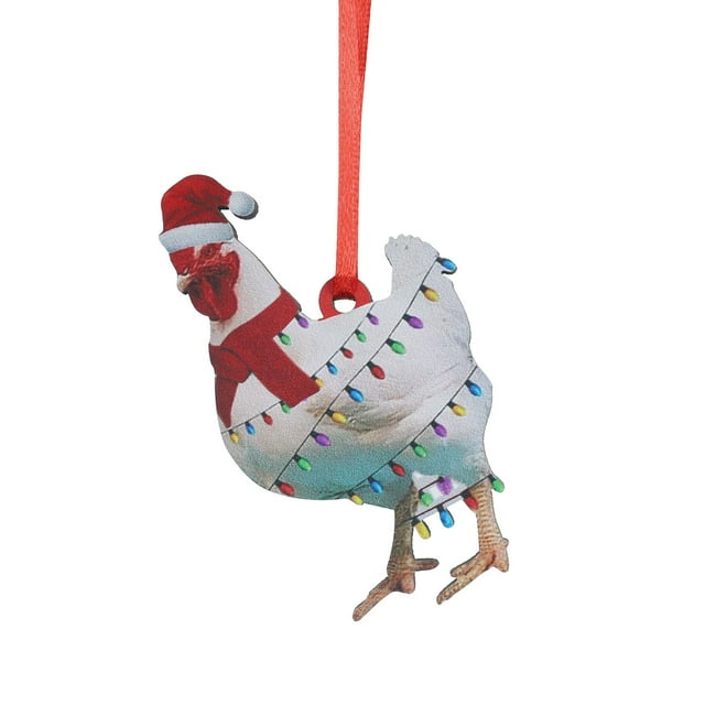 2024 New Clearance Scarf Chicken Ornaments Christmas Decoration 2024 New Clearance Scarf Chicken Ornaments Christmas Decoration