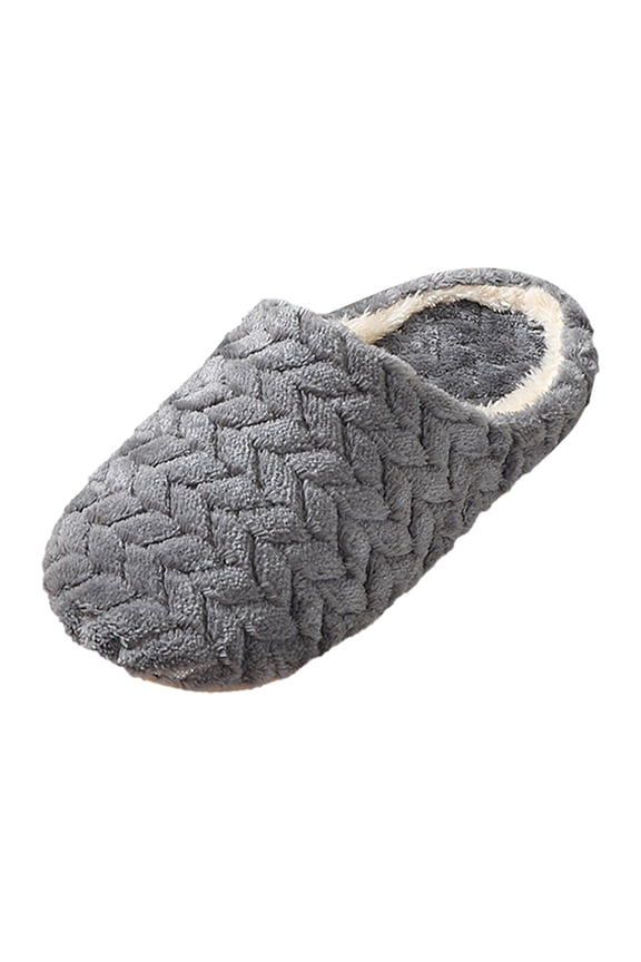 2024 New Couple Models New Jacquard Microwave Slippers for Men Japanese Soft Bottom Mute Slippers with Arch Support for Men Velvet Slippers Non Mens Slippers Size 12 Wooden Floor Indoor Cotton