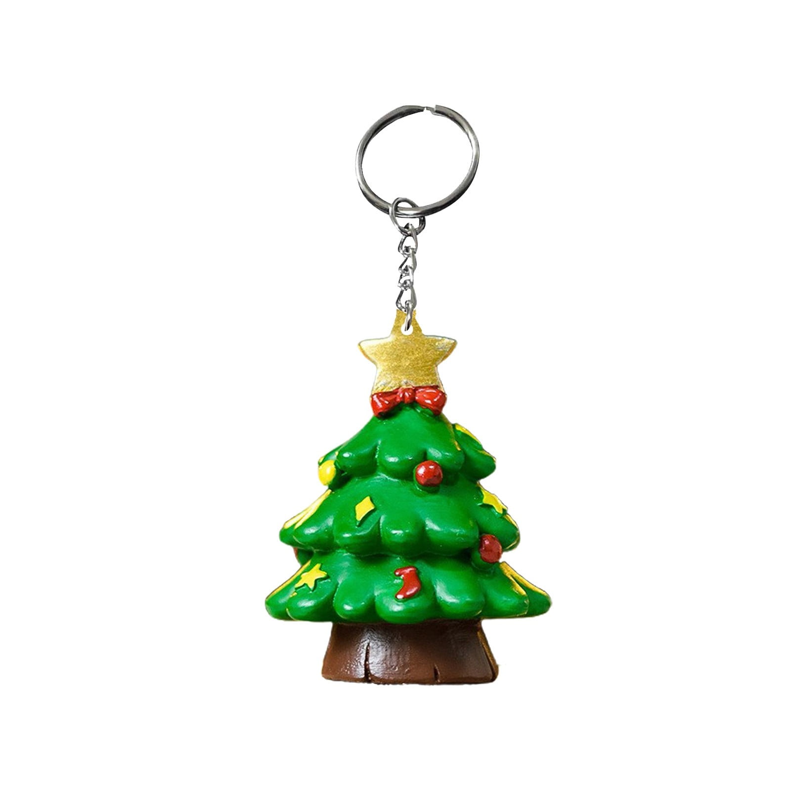 2024 New Cute Christmas Penguin Christmas Tree Keychain White Elephant