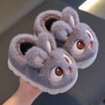 thumbnail image 1 of 2024 New Cute Rabbit Children's Cartoon Winter Slippers Comfortable Warm House Shoes Boys Girls Indoor Home Fluffy Slippers (b4,24-25 Inner 15 CM), 1 of 7