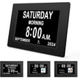 【2024 New】 Digital Calendar Dementia Day Clock, 7 Inch Large Screen