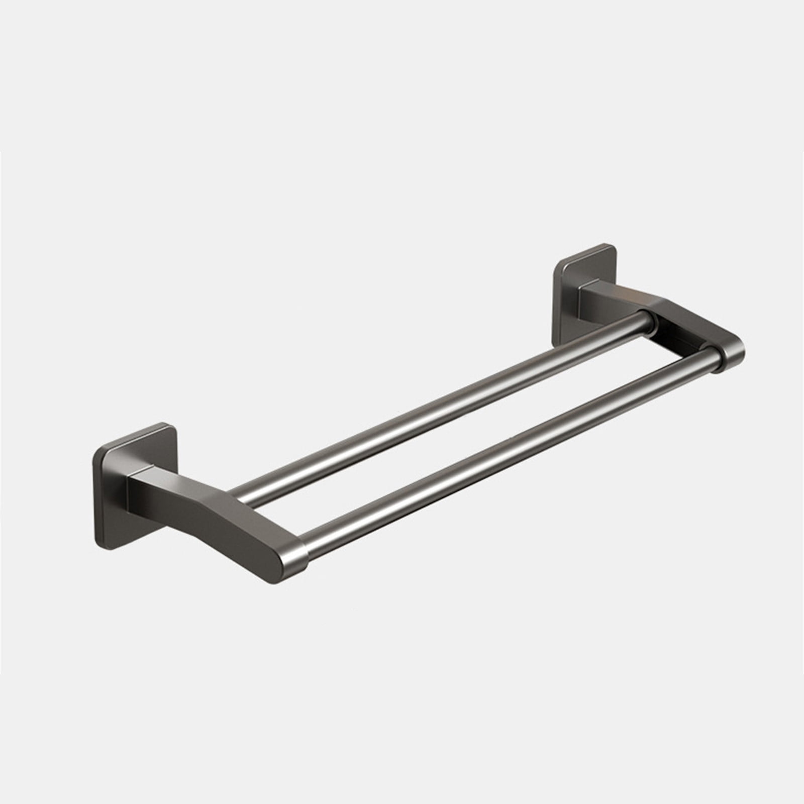 Taozun 16-Inch Stainless Steel Towel Bar & Hooks Set - No Drill Adhesive Mount, 304 Stainless Steel