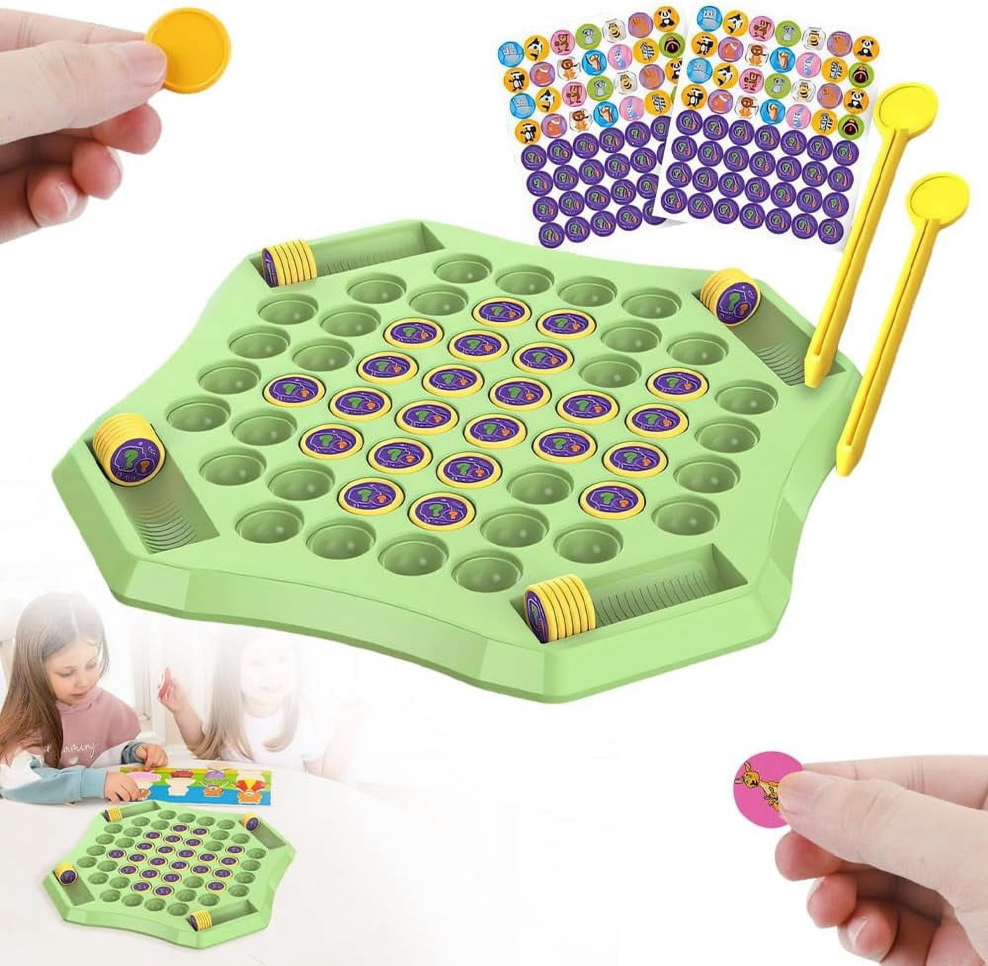 2024 New Double Cartoon Flip Chess Memory Chess Game, Animal Fruit Flip ...