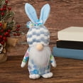 2024 New Easter Decorations Standing Furry Hat Figure Set Plush Doll