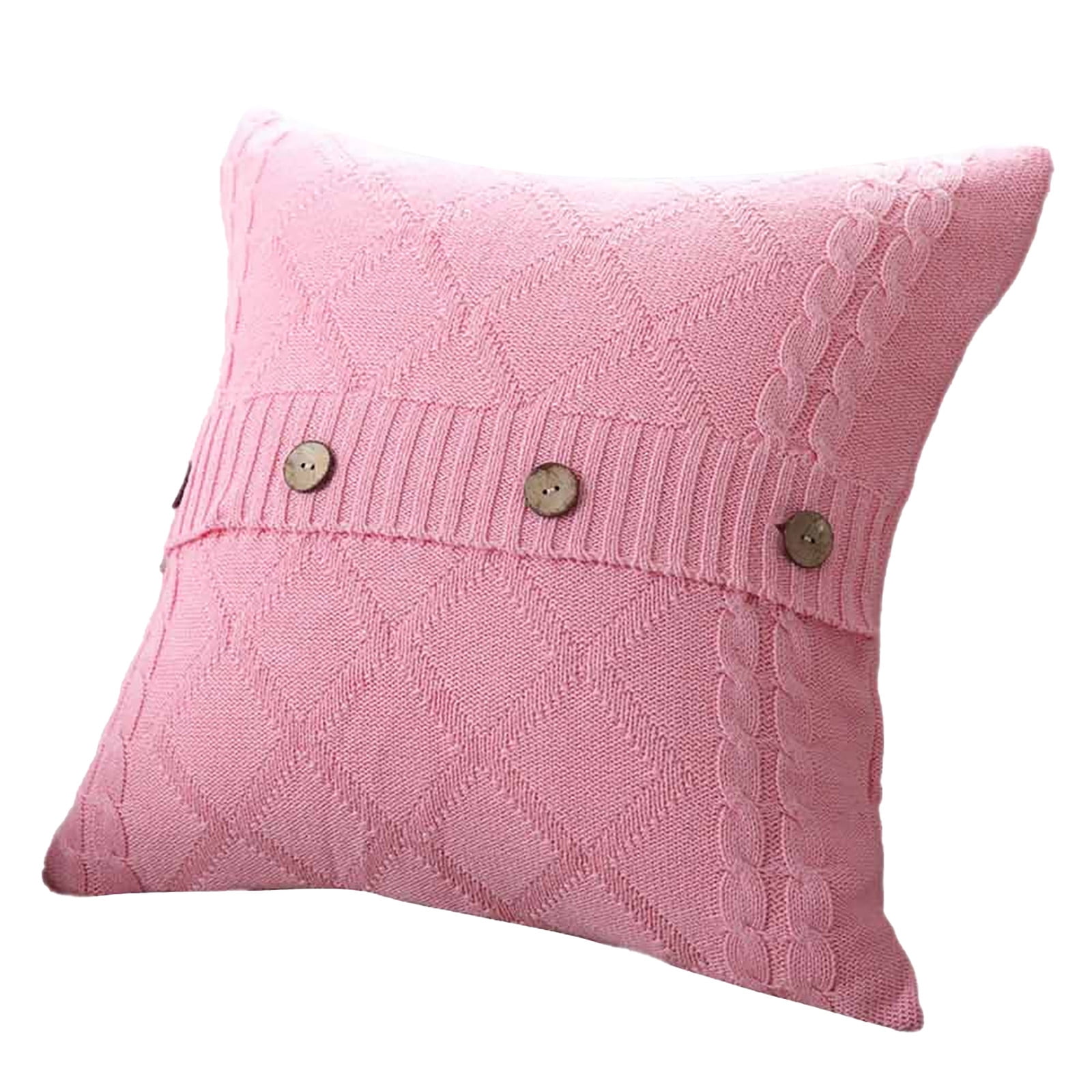 2024 New Explosive Brand Netflix Knitting Button Fashion Throw Pillow