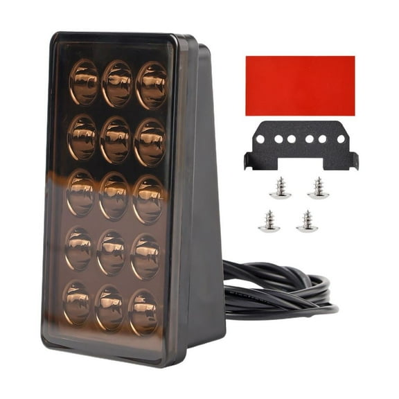 2024 New F1Style Third Brake Light Strobe Tail Stop Light 15LED Light D2U9