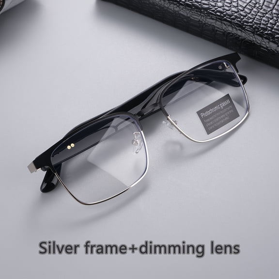 2024 New Fashion Smart Glasses - Anti-Blue Light, Auto-Dimming, Audio Call/Music, Indoor/Sports/Driving, Christmas/Thanksgiving Gift
