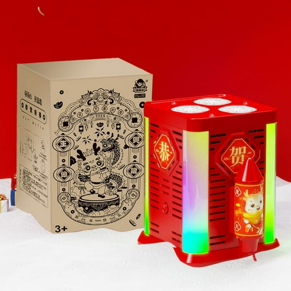2024 New Firecracker Bubble Machine With 30 Holes Light And Sound Effects For Parties And Events