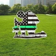 2024 New Flag Veteran Patriot Independence Day Decorative Metal