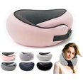 thumbnail image 1 of 2024 New Flyhug Neck Pillow, Flyhug Neck Travel Pillow, Flyhug Neck Pillow, Wander Plus Travel Pillow, Fly Hug Travel Neck Pillows for Airplanes, Memory Foam Travel Pillow (Pink), 1 of 8