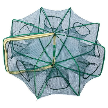 2024 New Foldable Fishing Trap - 6-Sided Catfish Net for Shrimp, Crawfish, Crab, and More - Easy to Use and Carry