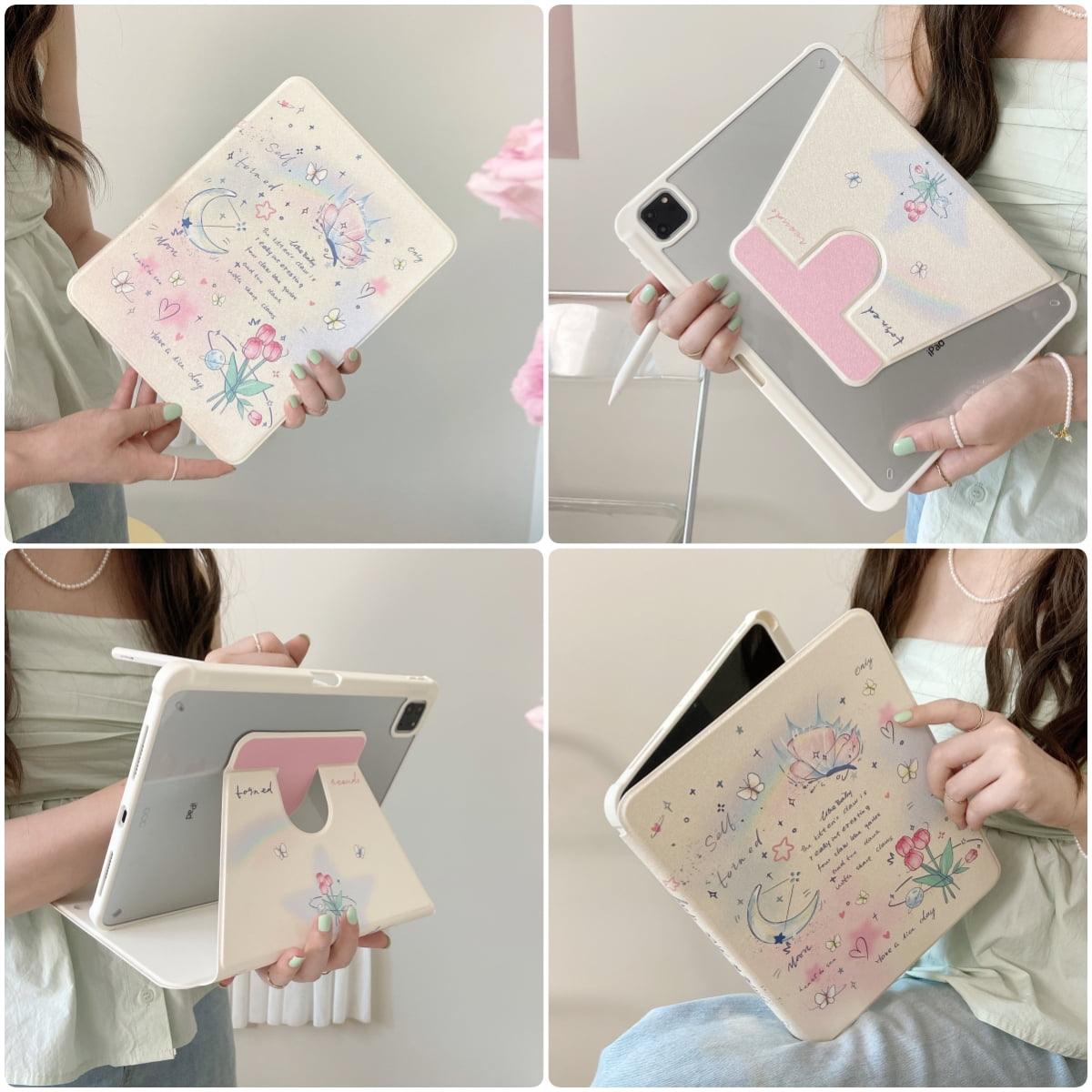 2024 New For iPad Case Pro 11 12.9 13 inch Case 9.7 10.2 9th 8th 7th