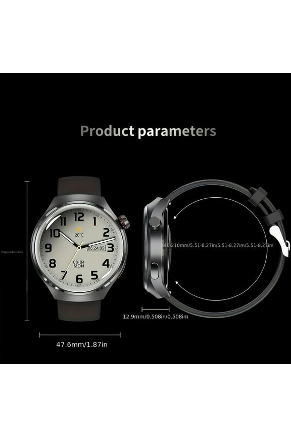 2024 New GPS Motion Trajectory Smart Watch Men NFC Wireless Call Men Watch 360*360 HD Screen Smartwatch Sports Fitness Tracker Outdoors Smart Watch For Men