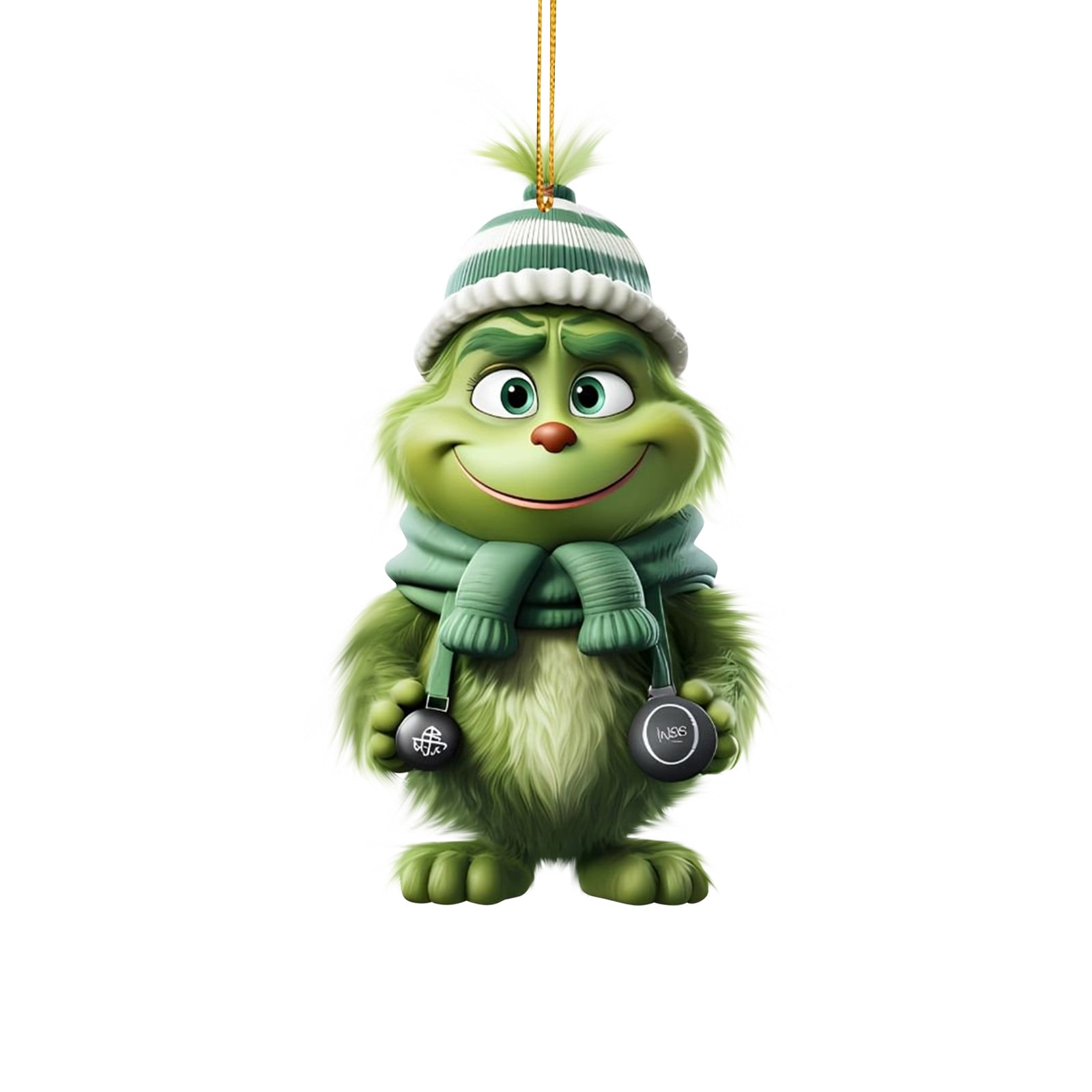 2024 New Grinch Christmas Tree Decorations, Acrylic Funny Grinch Tree