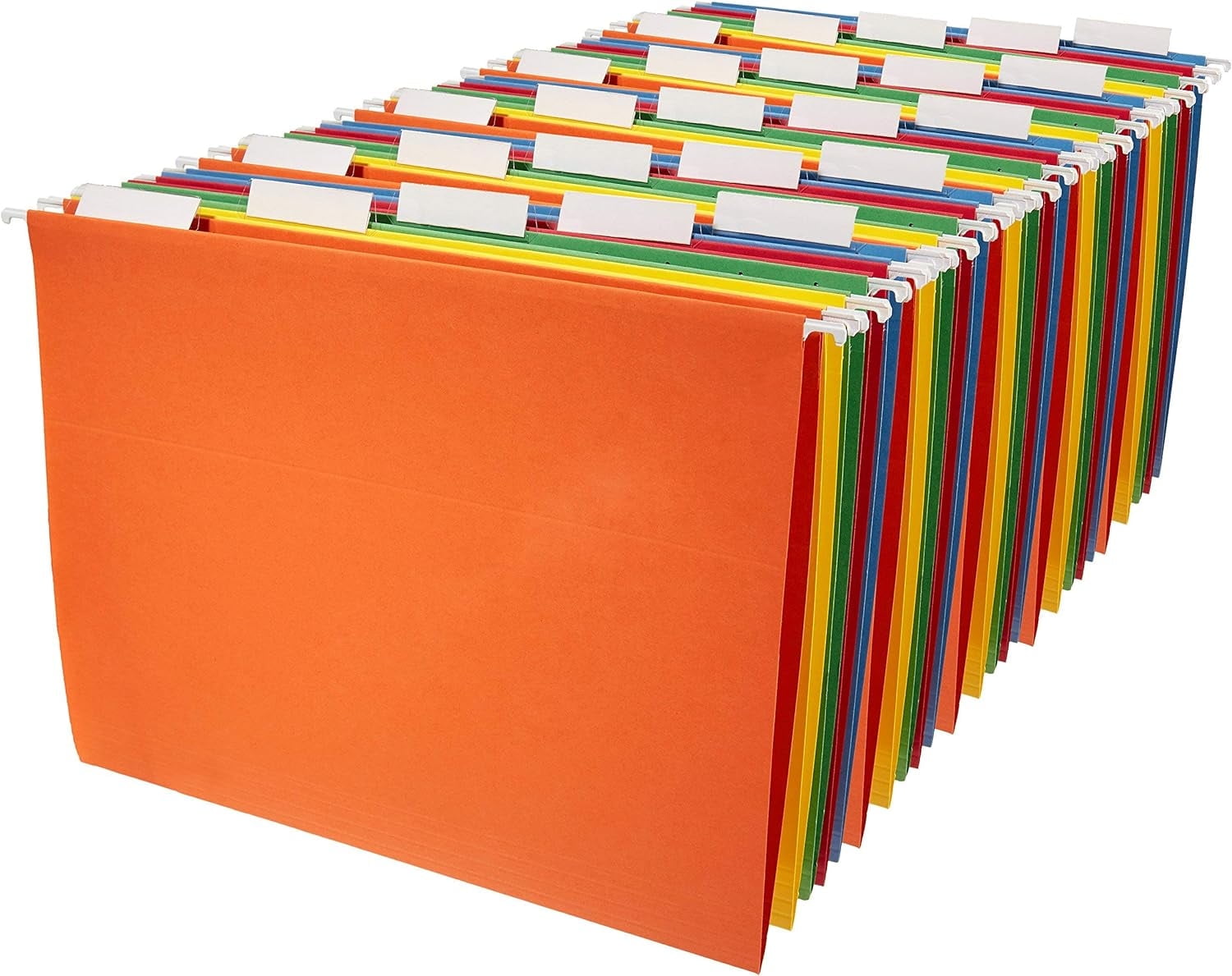 2024 New Hanging Organizer File Folder, Letter Size, Assorted Colors - Pack of 25