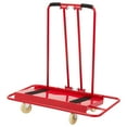 thumbnail image 1 of 2024 New Heavy Duty Drywall Cart, 1600lbs Load Capacity, Protective Sloping Angle and Handrail, 1600lbs Load Capacity, Four Smooth Running Casters for Garage, Home, Warehouse, 1 of 9