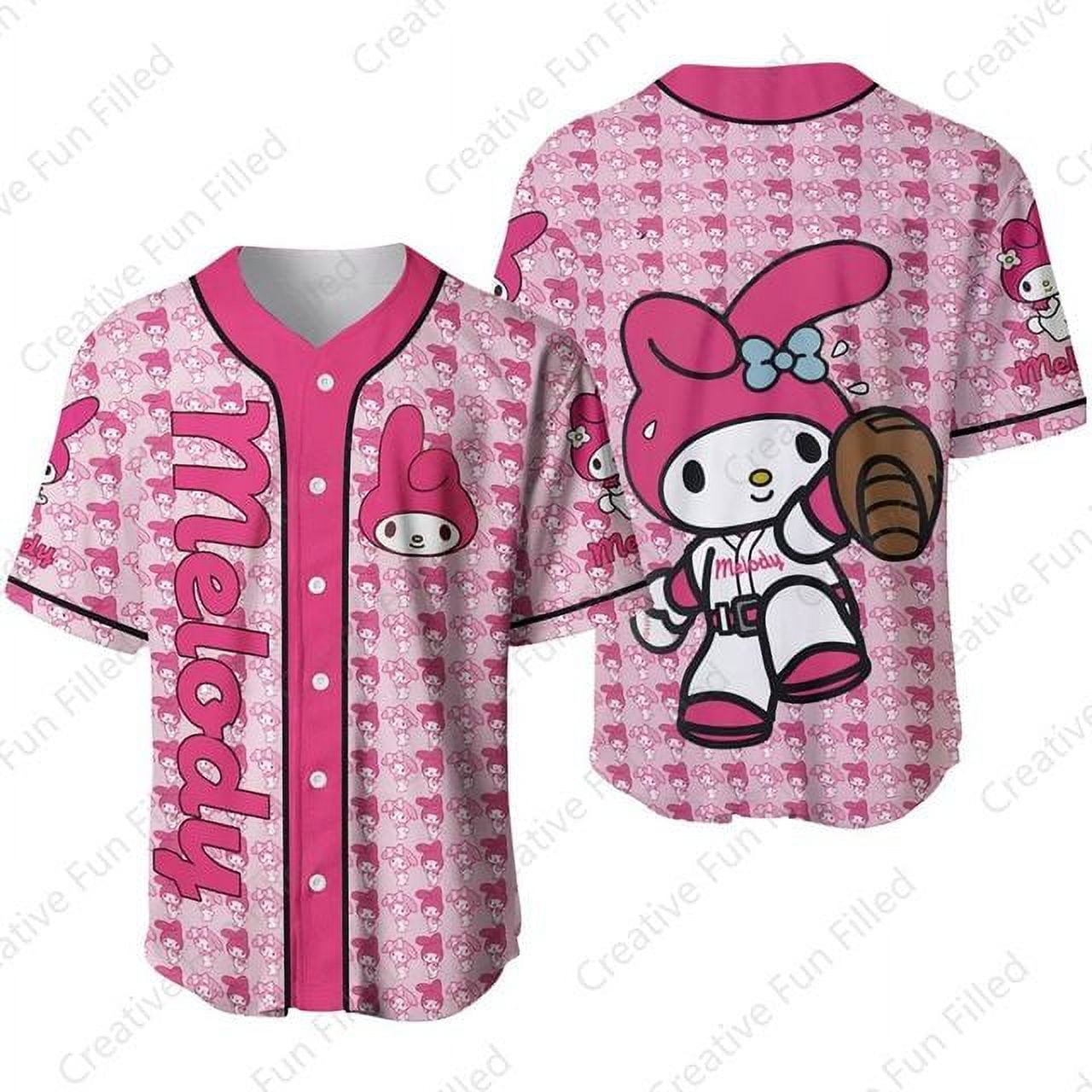 2024 New Hello Kitty Baseball Lovely Personalized Cartoon Print