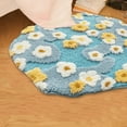 2024 New Home Decoration Hundred Flowers Flocking Carpet Water