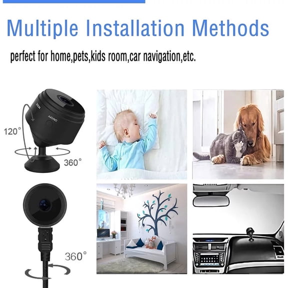 2024 New Indoor Smart Security Camera, HD Camera with Night Vision, Cameras for Home Security, Motion Detection for Baby and Pet Monitor, 2-Way Audio Cloud & SD Card Storage