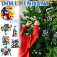2024 New Inside Out 2 Christmas Tree Decorations, 5PC Acrylic 2D Funny